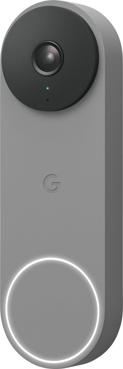 Google Nest Wired Doorbell 720p (2nd Gen) Video Security Camera - Ash (New)