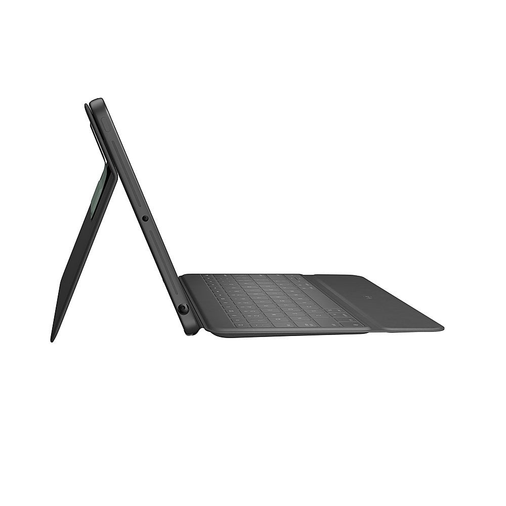 Logitech Rugged Folio Keyboard Case for iPad 7th, 8th & 9th Gen - Graphite