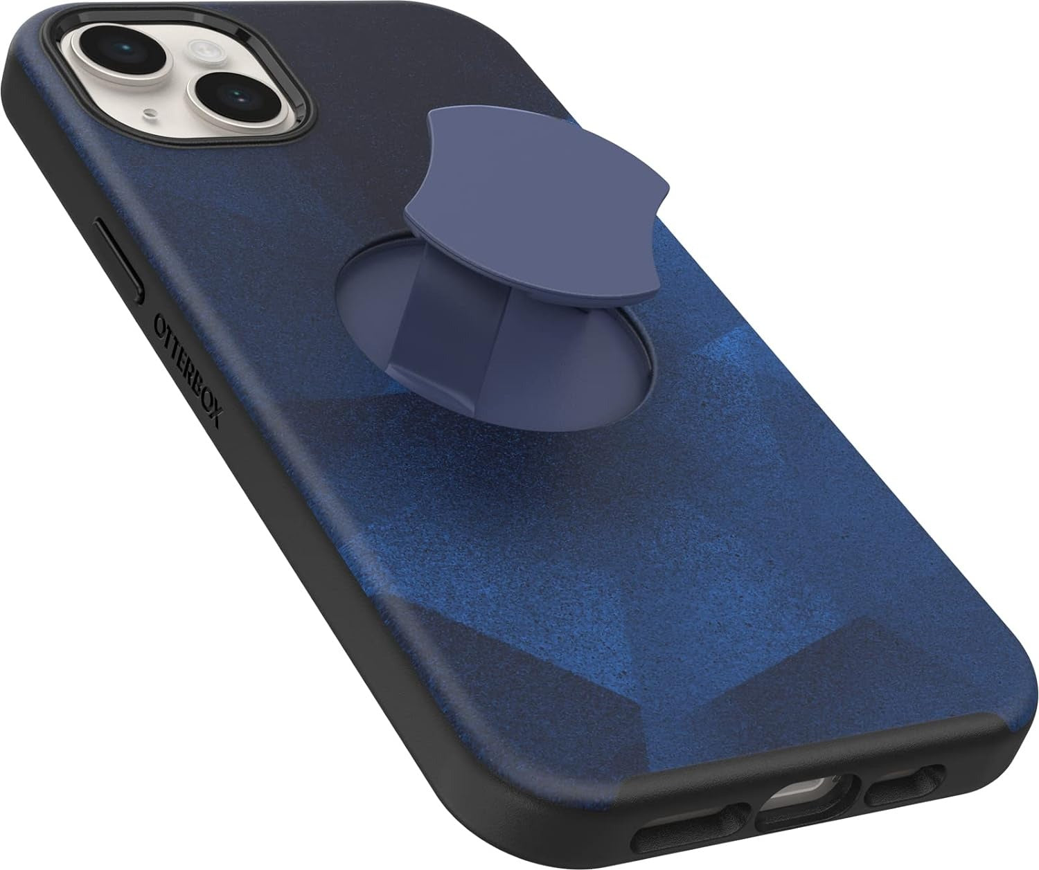 OtterBox OtterGrip SYMMETRY SERIES Case for iPhone 14 Plus - Blue Storm (Blue) (Renewed)