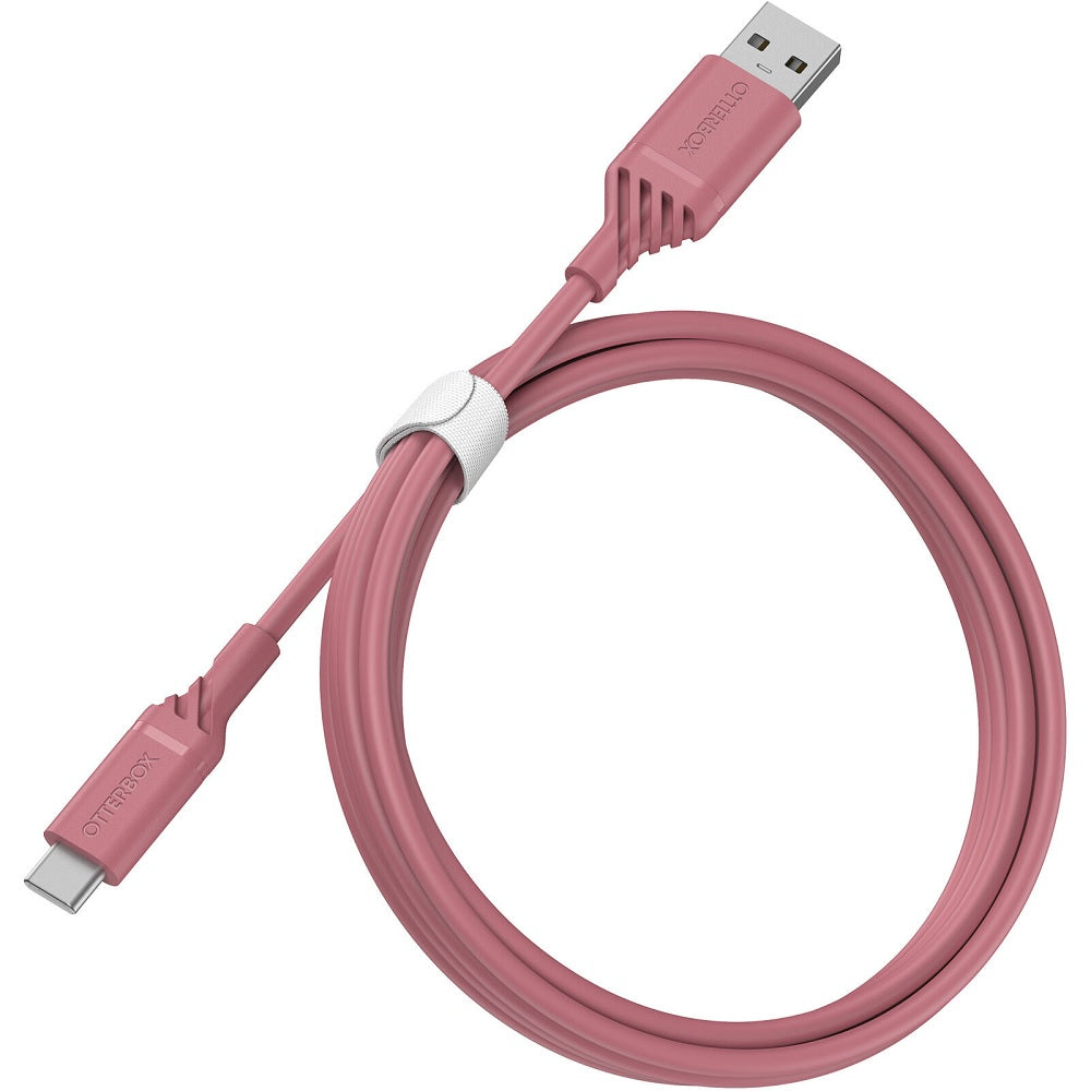OtterBox USB-C to USB-A Charging Cable 1-Meter/3.3 Feet - Mauve Rose (New)