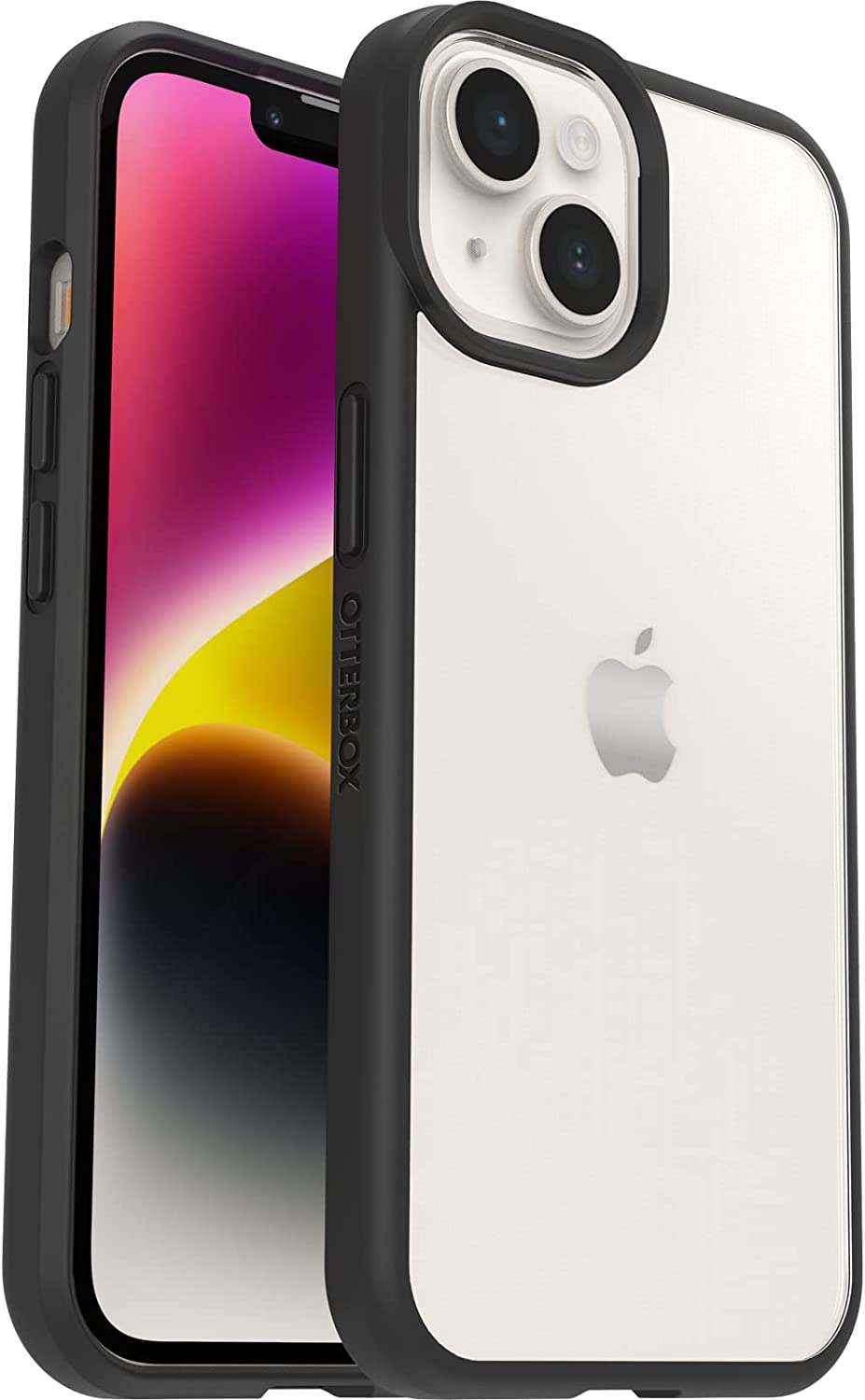 OtterBox REACT SERIES Clear Case for Apple iPhone 14 - Black Crystal (New)