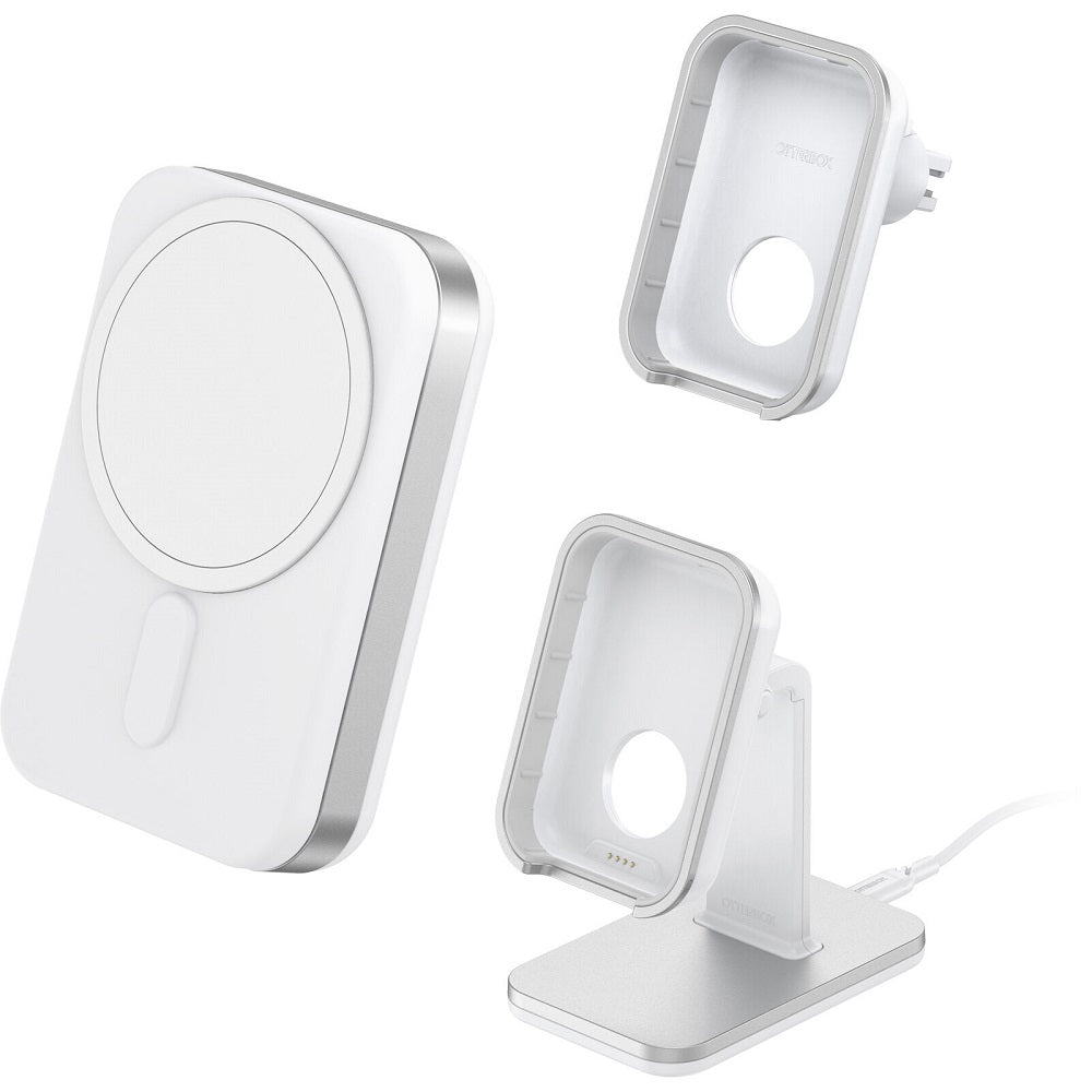 OtterBox Multi-Mount Power Bank with MagSafe MFi approved (15W) - Future (White) (New)