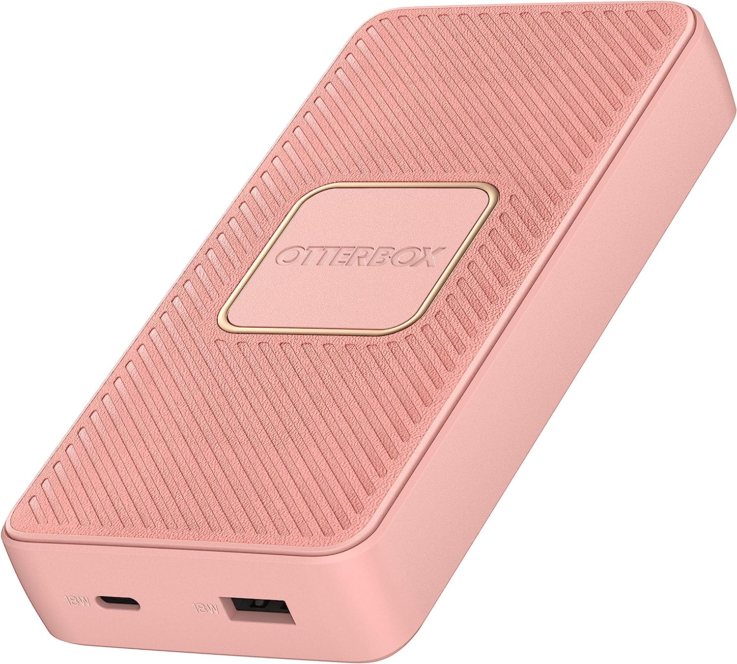 OtterBox Fast Charge Power Bank 15,000mAh with 10W Qi Wireless Charging - Pink (New)