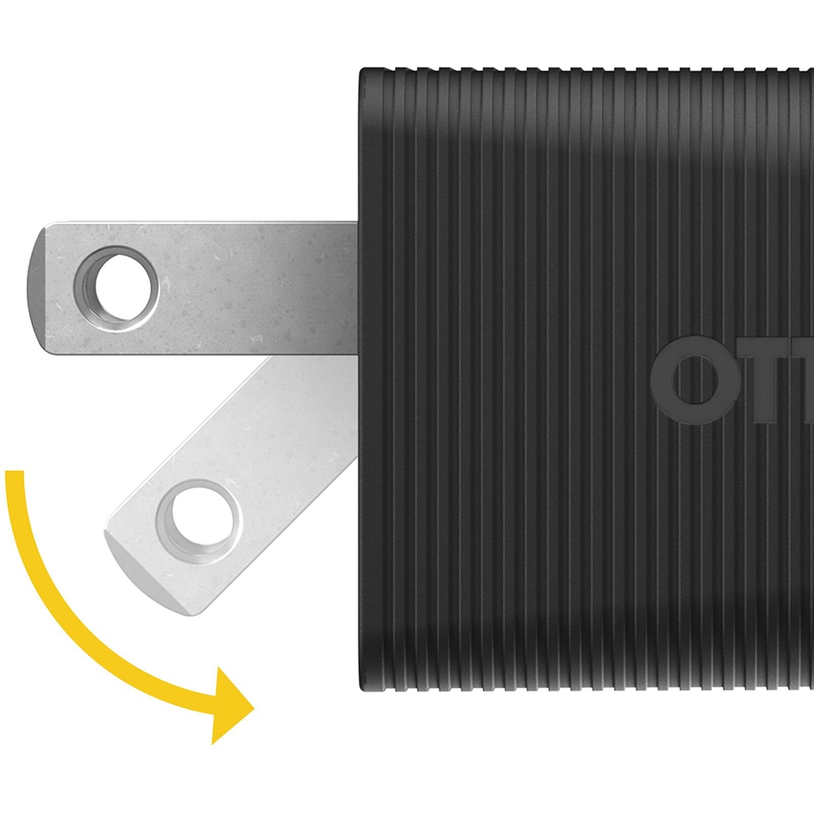 OtterBox Premium Pro USB-C Fast Wall Charger 60W Dual Port - Black (New)
