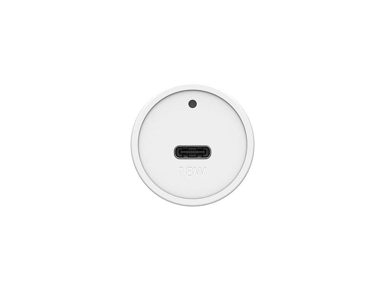 OtterBox USB-C 18W Fast Charge Car Charger - Cloud Dust (White) (New)