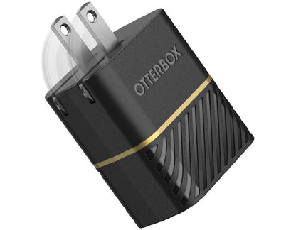 OtterBox USB-C Fast Charge Wall Charger 18W - Black Shimmer (New)