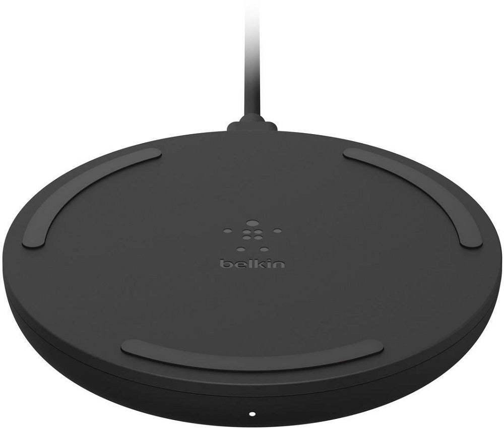 Belkin Quick Charge Wireless Charging Pad 15W Qi-Certified Charger Pad - Black (New)