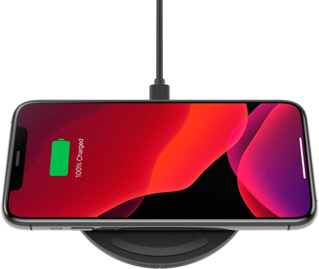 Belkin Quick Charge Wireless Charging Pad 15W Qi-Certified Charger Pad - Black (New)