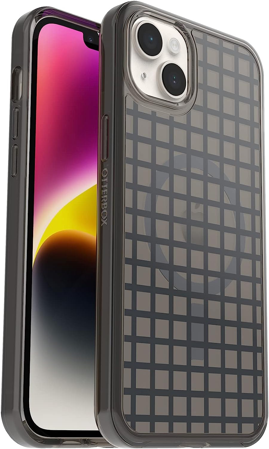 OtterBox SYMMETRY SERIES+ Case with MagSafe iPhone 14 Plus - Window Pane Black (New)