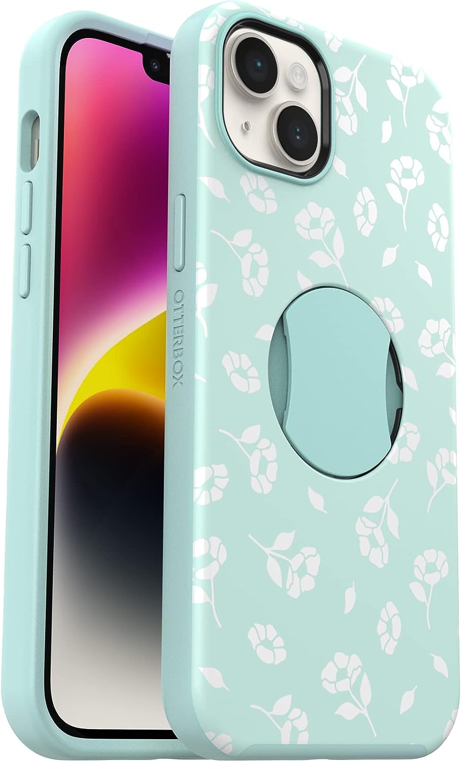 OtterBox OtterGrip SYMMETRY SERIES Case iPhone 14 Plus - Poppies By The Sea (New)