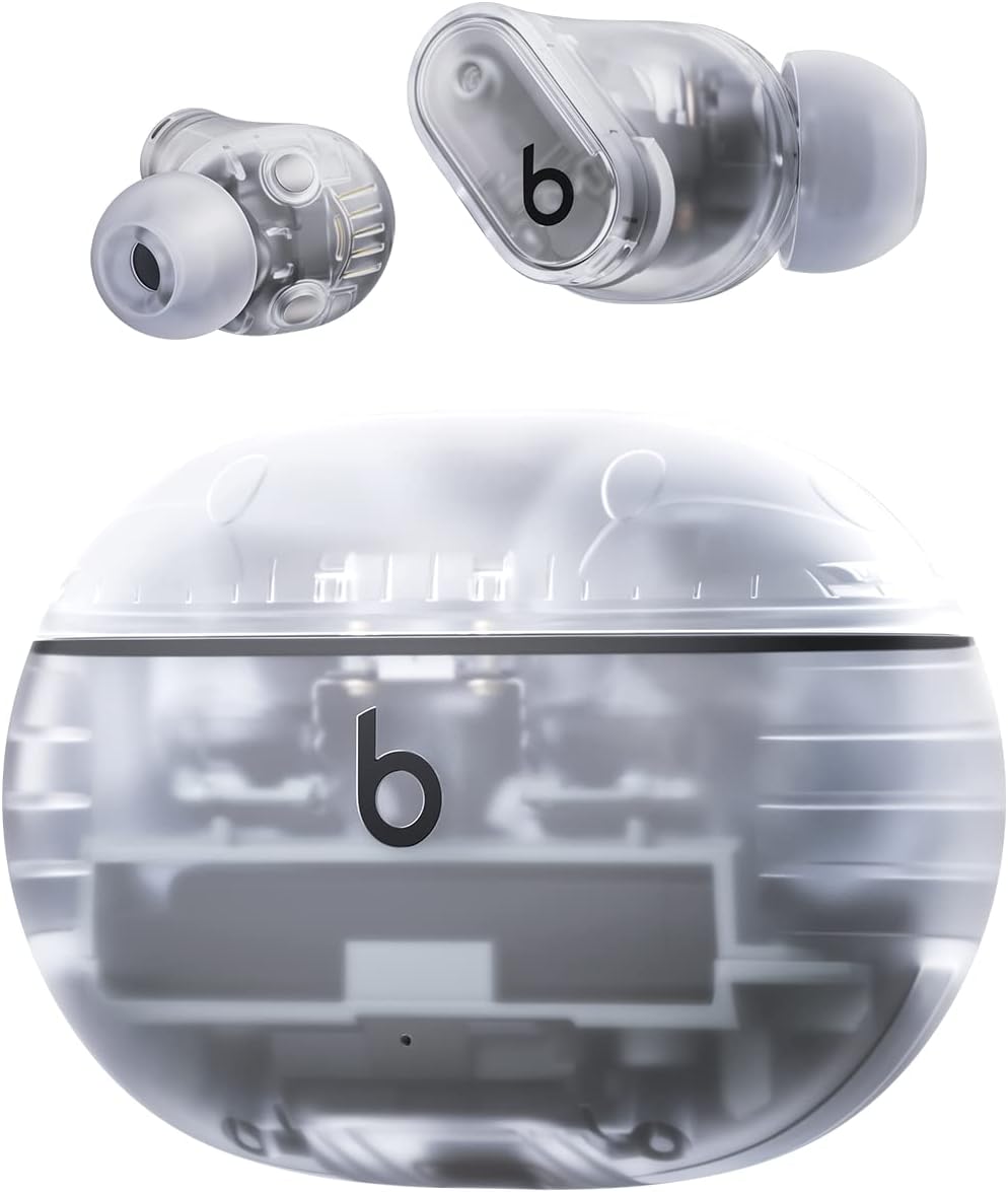 Beats Studio Buds + True Wireless Noise Cancelling Earbuds - Transparent (New)