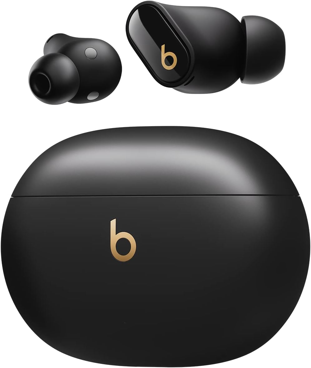 Beats Studio Buds + True Wireless Noise Cancelling Earbuds - Black/Gold (Certified Refurbished)