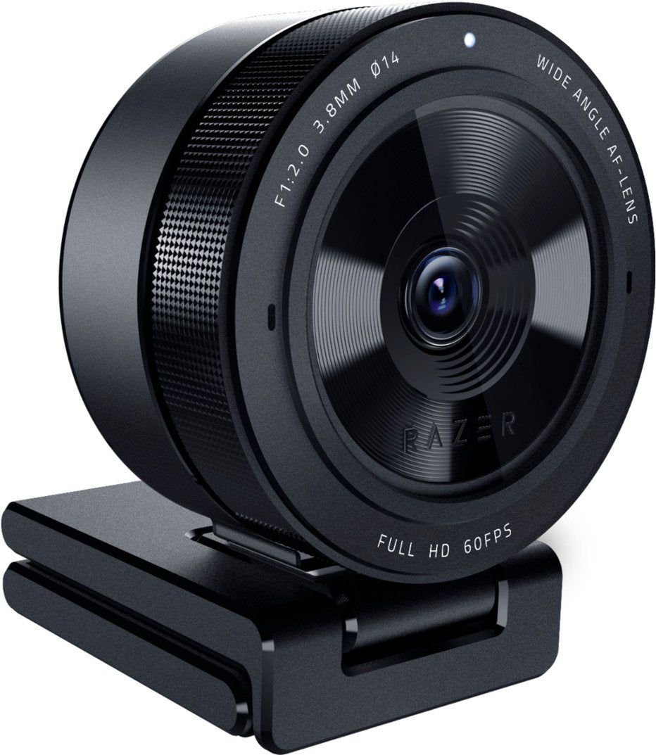 Razer Kiyo Pro 1080p 60FPS Streaming Webcam with Adaptive Light Sensor - Black (New)