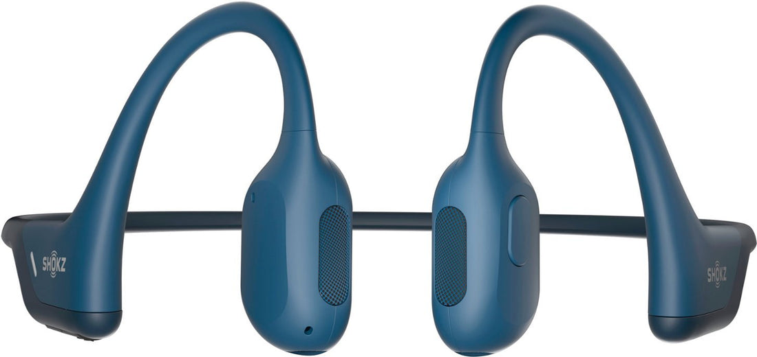 Shokz OpenRun Bone Conduction Open-Ear Endurance Headphones - Blue (New)