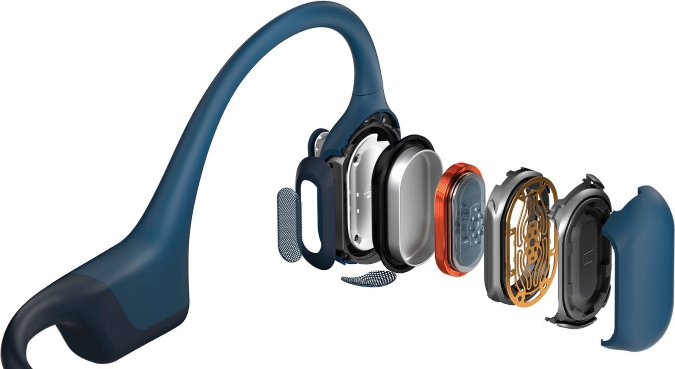 Shokz OpenRun Bone Conduction Open-Ear Endurance Headphones Black