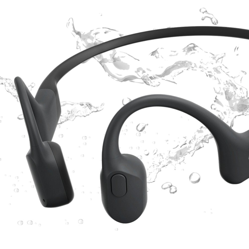 Shokz OpenRun Bone Conduction Open-Ear Endurance Headphones - Black (New)