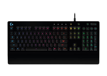 Logitech Prodigy G213 Wired Membrane Gaming Keyboard w/ RGB Backlighting - Black (Certified Refurbished)