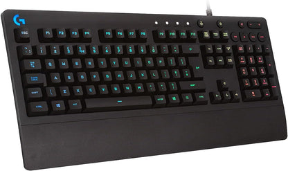 Logitech Prodigy G213 Wired Membrane Gaming Keyboard w/ RGB Backlighting - Black (Certified Refurbished)