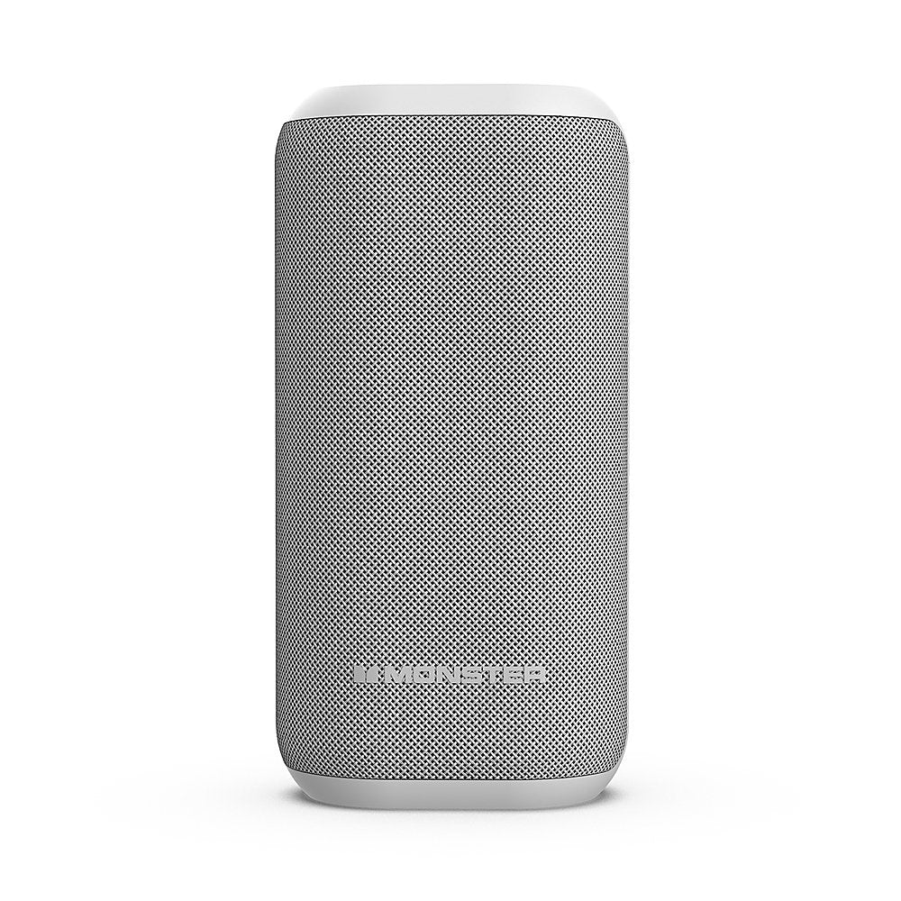 Monster DNA MAX Portable Bluetooth Speaker with Qi Wireless Charging - White (New)