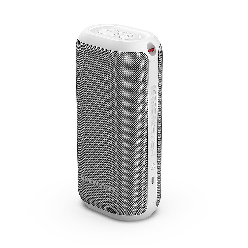 Monster DNA MAX Portable Bluetooth Speaker with Qi Wireless Charging - White (Pre-Owned)