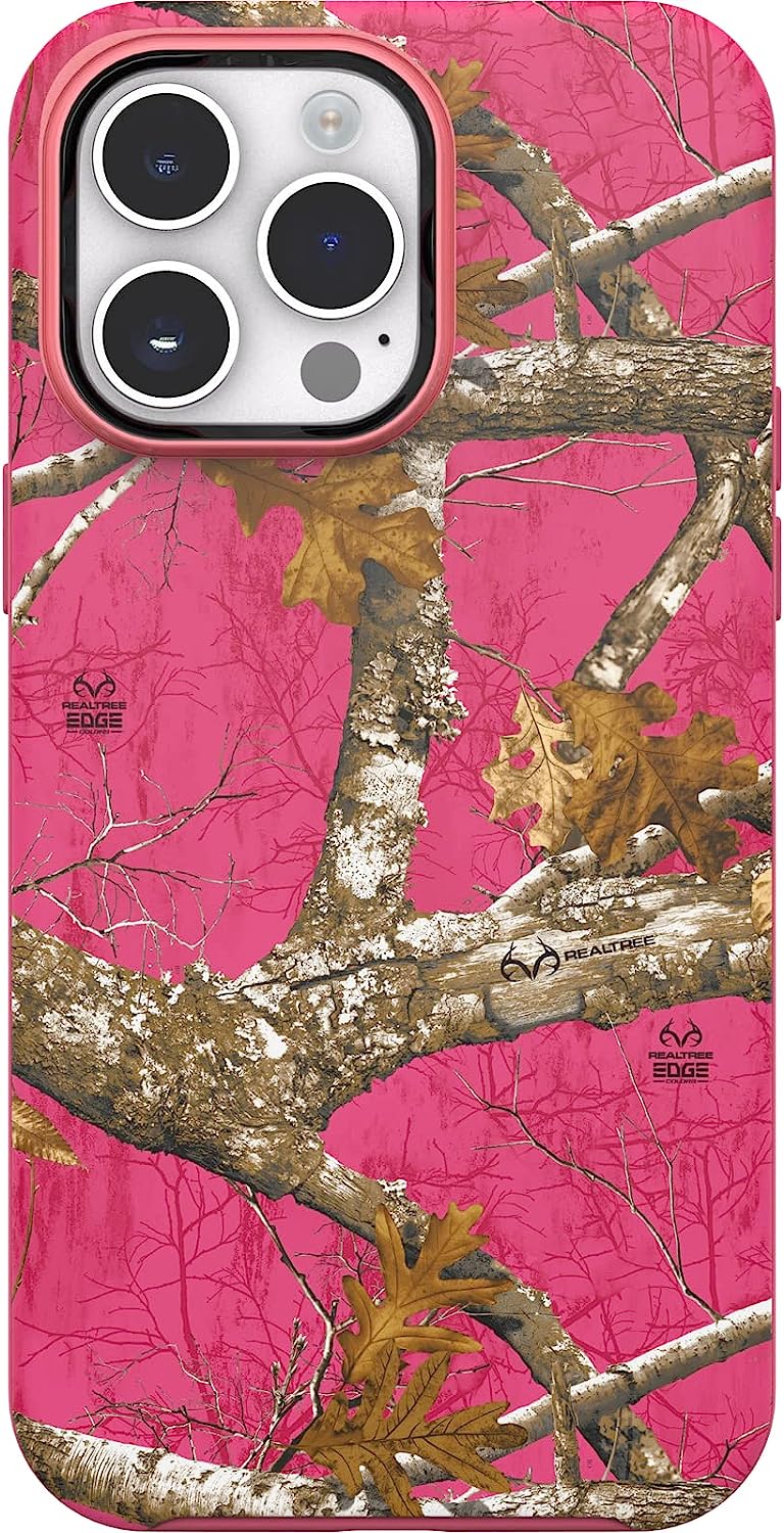 OtterBox SYMMETRY+ SERIES Case for Apple iPhone 14 Pro Max - Realtree Flamingo Pink (New)