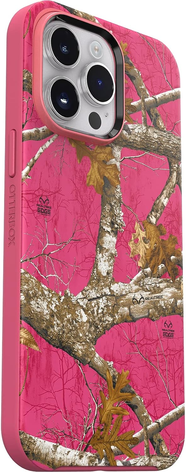 OtterBox SYMMETRY+ SERIES Case for Apple iPhone 14 Pro Max - Realtree Flamingo Pink (New)