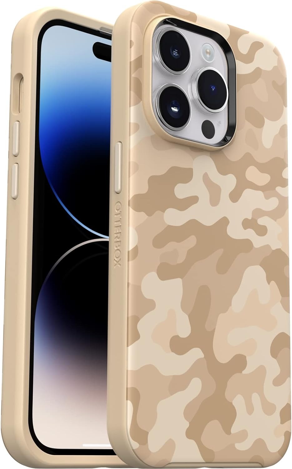 OtterBox SYMMETRY+ SERIES case for Apple iPhone 14 Pro - Sand Storm Camo (77-91890) (New)