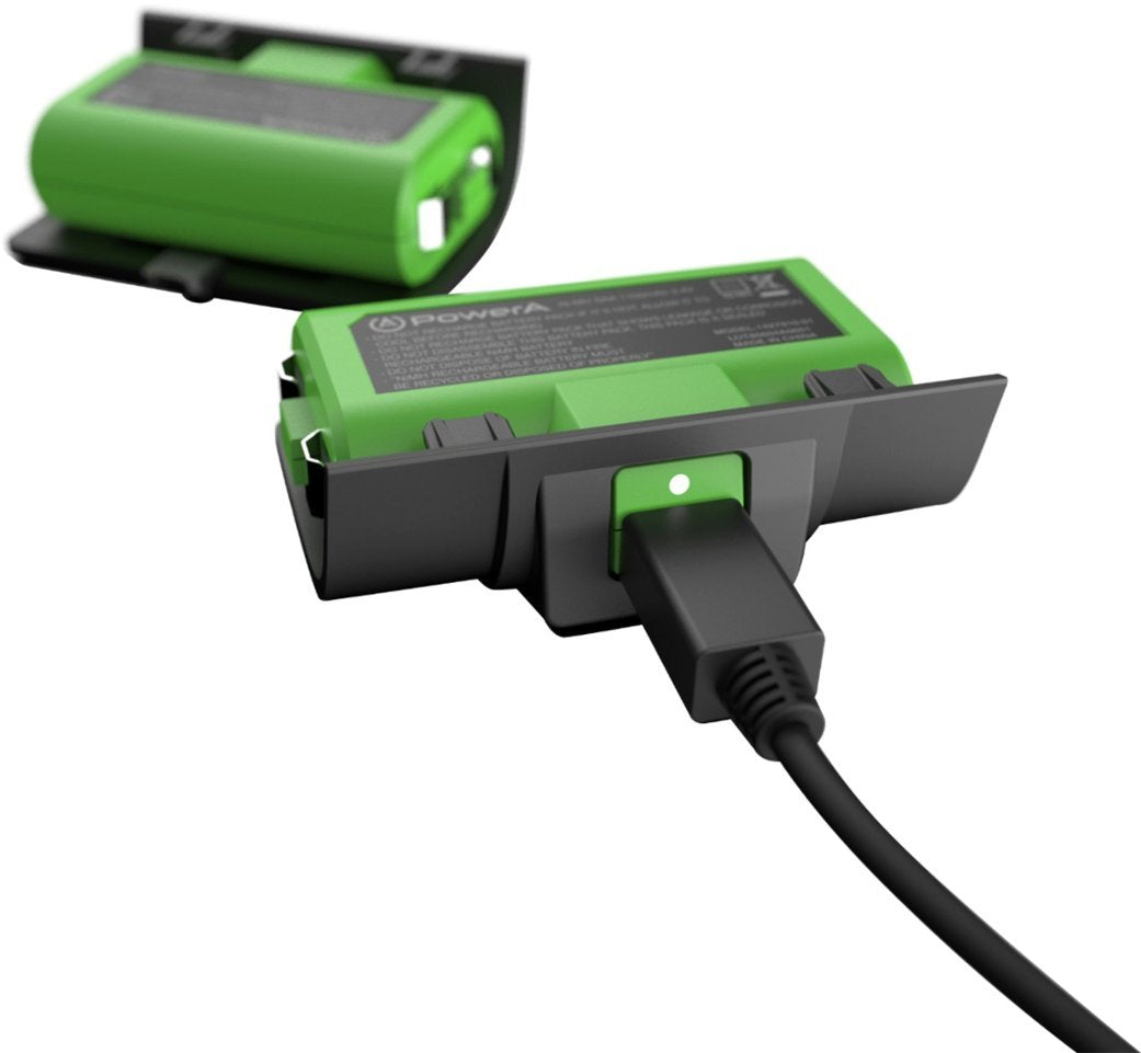 PowerA Play &amp; Charge Kit for Xbox Series X|S and Xbox One - Green (New)