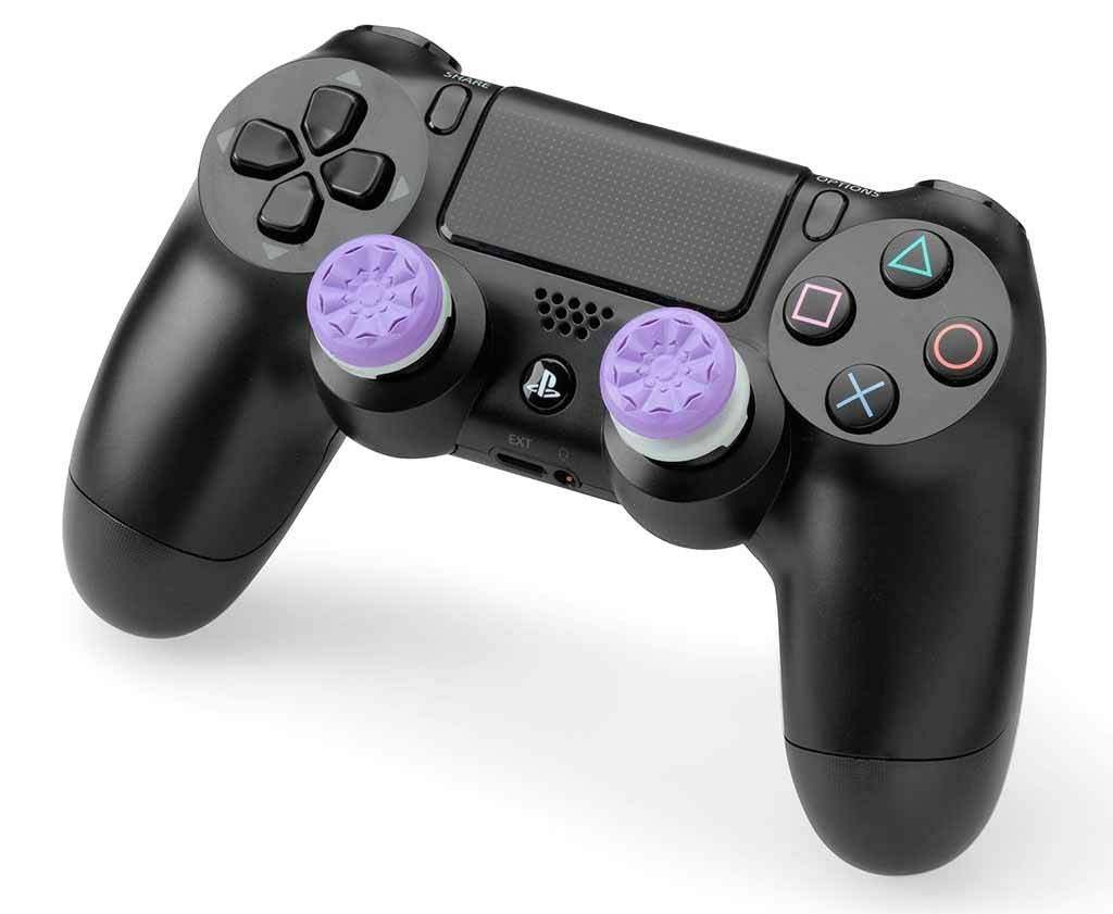 KontrolFreek FPS Freek Galaxy Performance Thumbsticks for PS5 and PS4 - Purple (New)