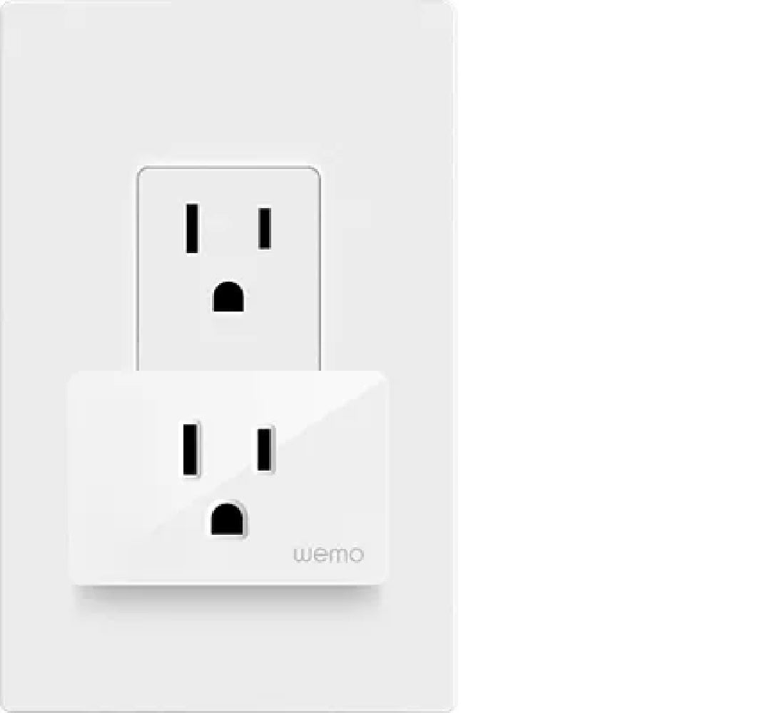WeMo 3 Pack Wi-fi Enabled Smart Plug - White (New)
