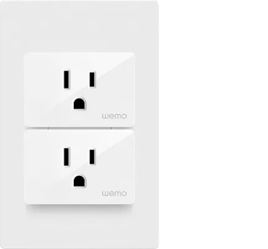 WeMo 3 Pack Wi-fi Enabled Smart Plug - White (New)
