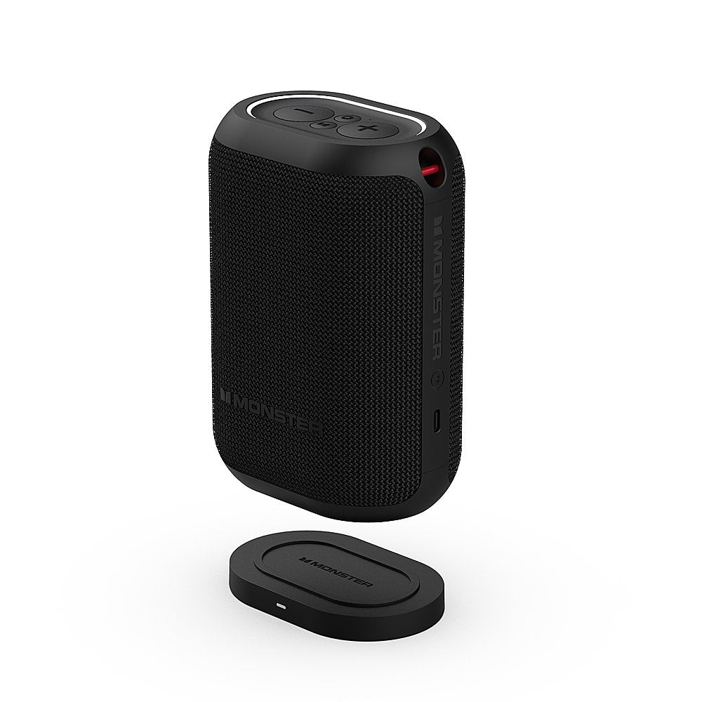 Monster DNA ONE Portable Bluetooth Speaker with Qi Wireless Charging - Black (Refurbished)