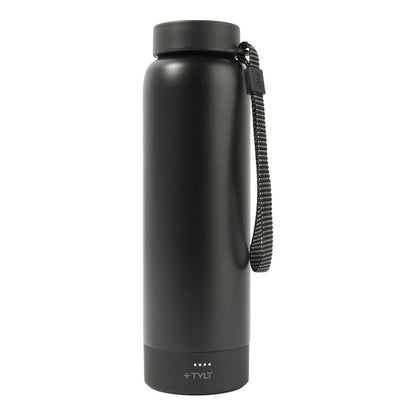 TYLT Hydration Bottle + Power Bank + Wireless Charger (5700mAh) - Black (New)