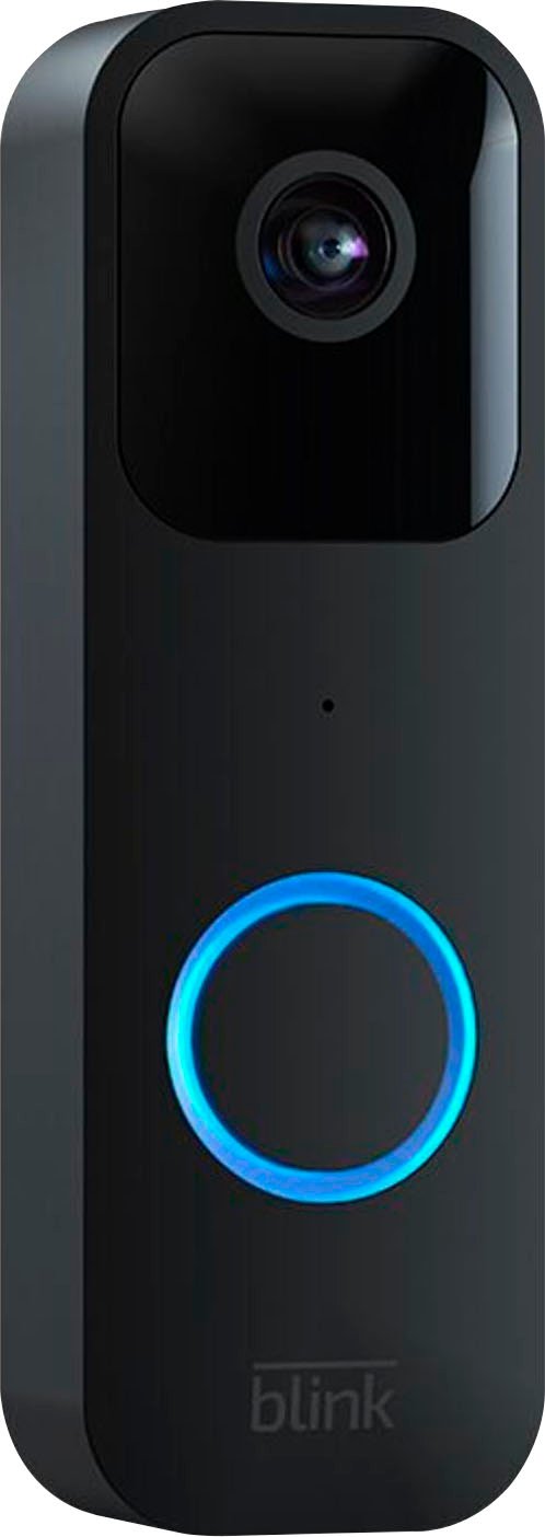 Blink Smart Wifi Video Wired/Battery Operated Doorbell  - Black (New)