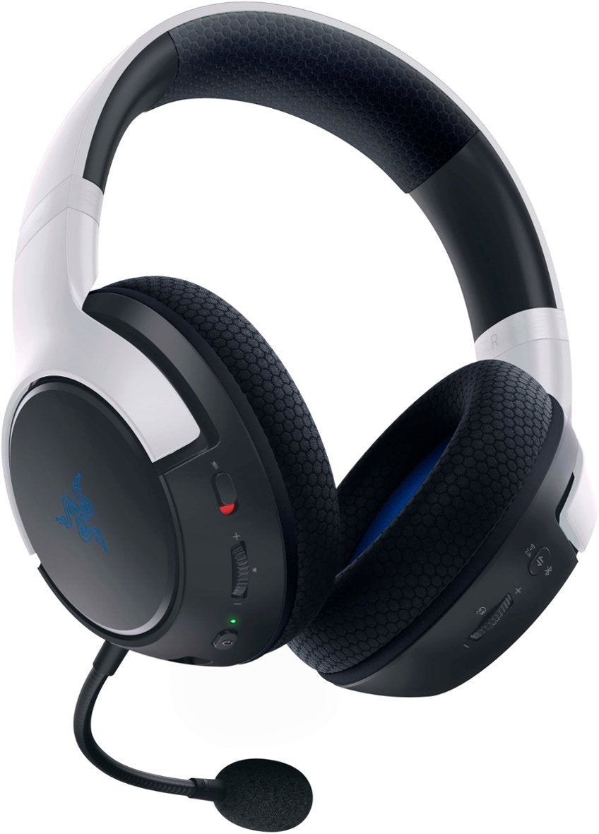 Razer Kaira Dual Wireless Bluetooth Gaming Headset for PS5 &amp; PS4 - White/Black (New)
