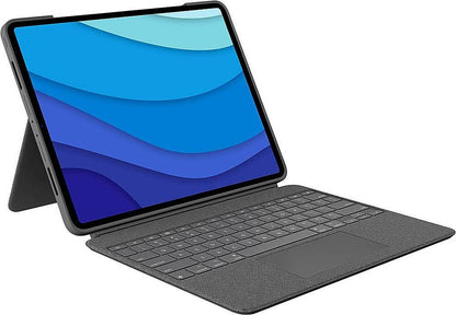 Logitech Combo Touch Keyboard Folio for iPad Pro 12.9&quot; (5th&amp;6thGen) -Oxford Gray (New)