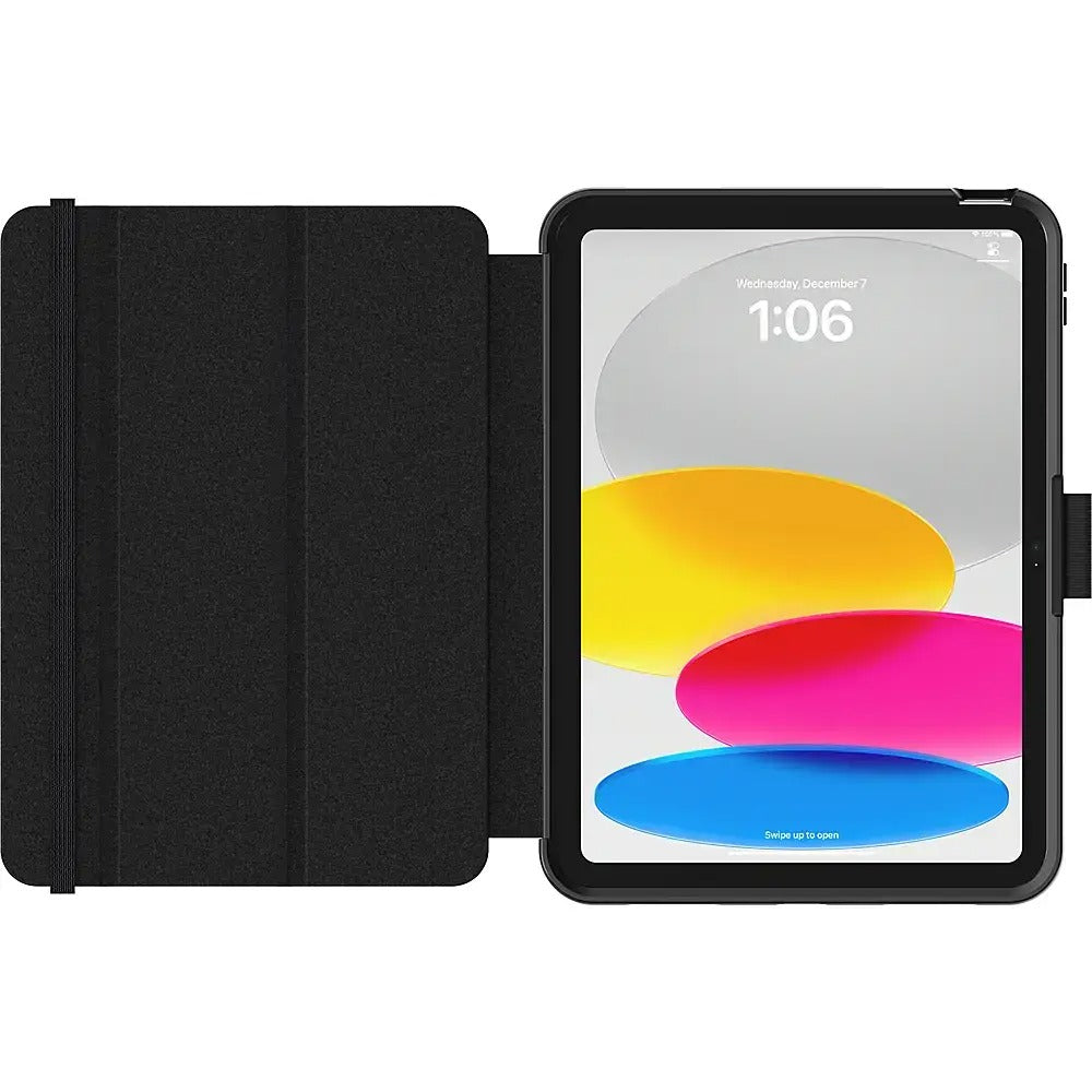 OtterBox Symmetry Series Folio Tablet Case for iPad (10th Gen) - Starry Night (Black/Clear) (Renewed)