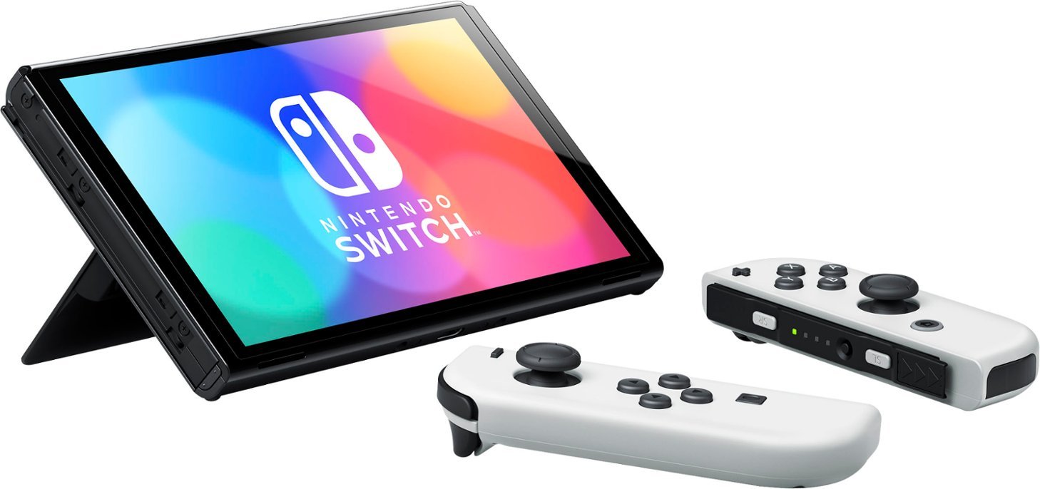 Nintendo Switch OLED 64GB Joy-Con - White (New)