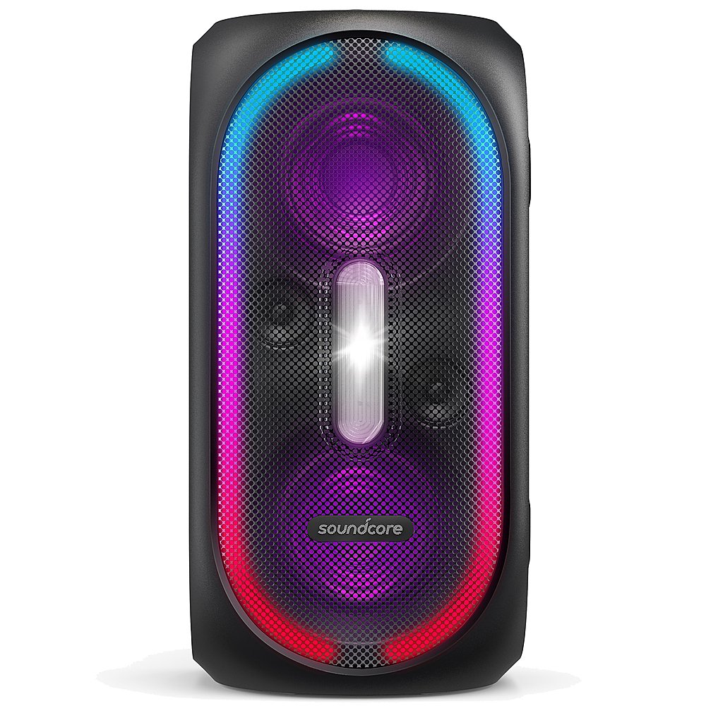 Soundcore Rave + Party Speaker plus with Customizable EQ with App - Black (New)