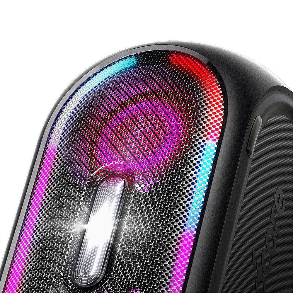 Soundcore Rave + Party Speaker plus with Customizable EQ with App - Black (Certified Refurbished)
