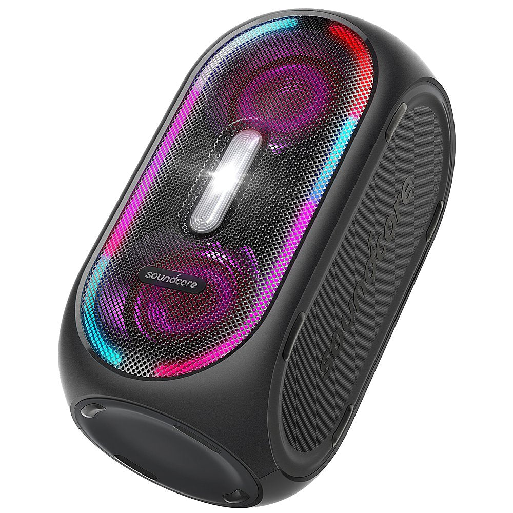 Soundcore Rave + Party Speaker plus with Customizable EQ with App - Black (Certified Refurbished)