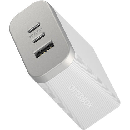 OtterBox Premium Pro Fast Charge USB-C Wall Charger - 72W - Lunar Light (White) (New)