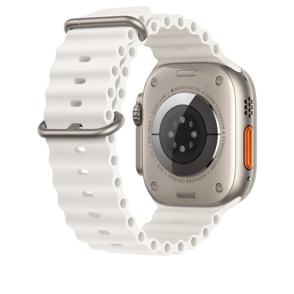 Apple Watch Ultra Band (49mm) White Ocean Band - Regular (New)