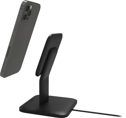 Mophie Snap+ 15W Wireless Charging Stand with MagSafe Compatibility - Black (New)