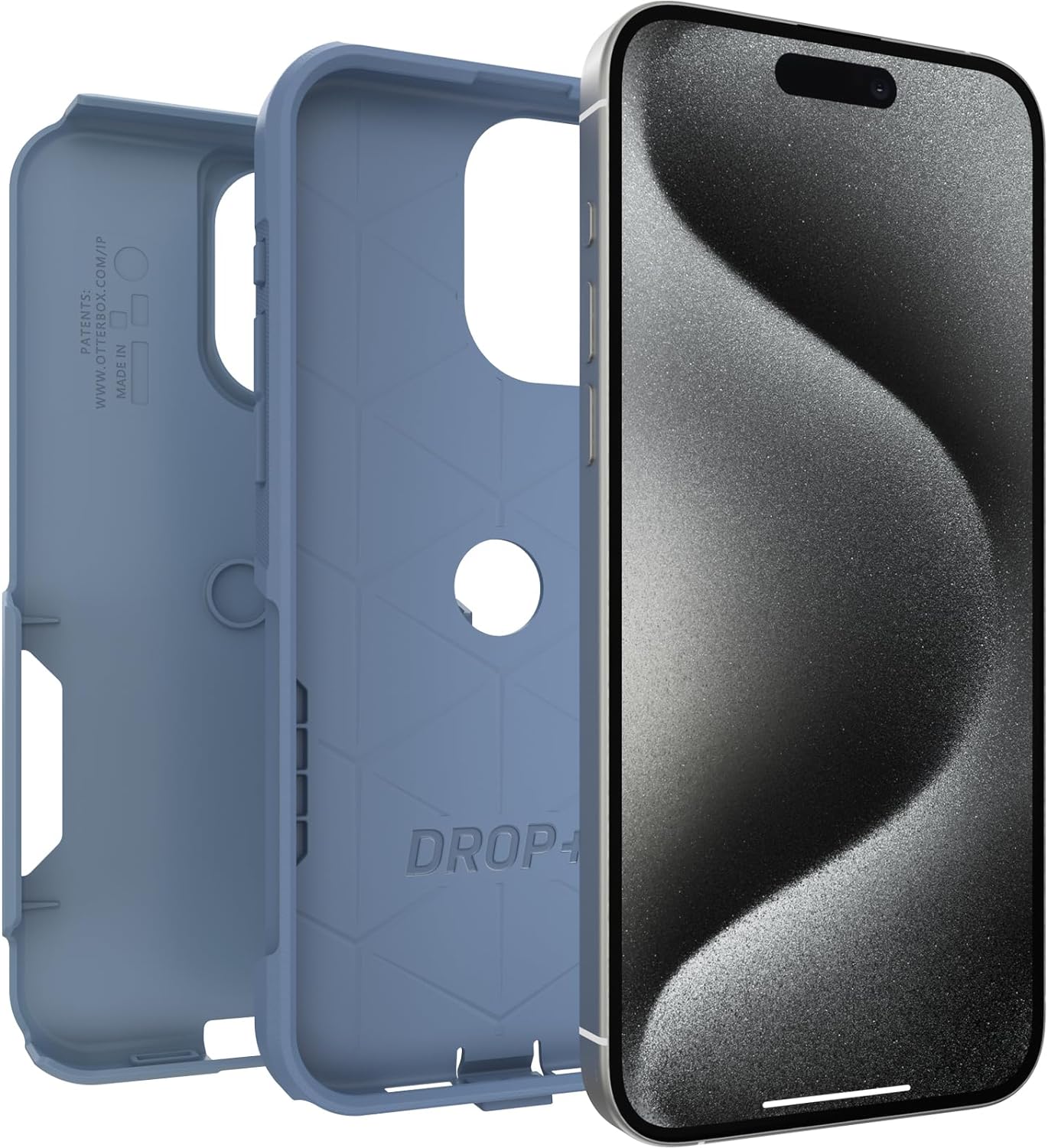 OtterBox COMMUTER SERIES Case for Apple iPhone 15 Pro Max - Crisp Denim (Blue) (New)