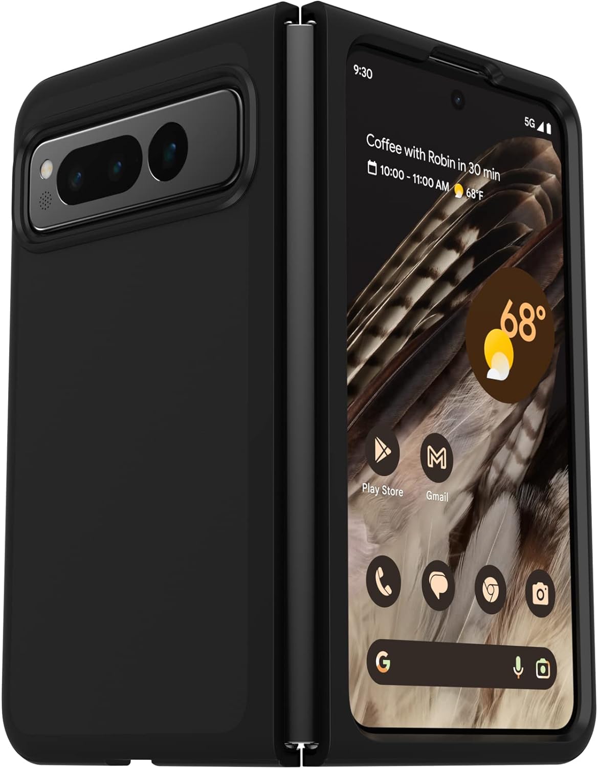 OtterBox Thin Flex Series Case for Google Pixel FOLD - Black (New)