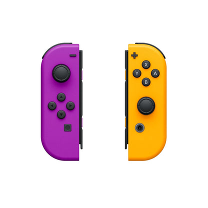 Joy-Con (L/R) Wireless Controllers for Nintendo Switch - Neon Purple/Neon Orange (New)