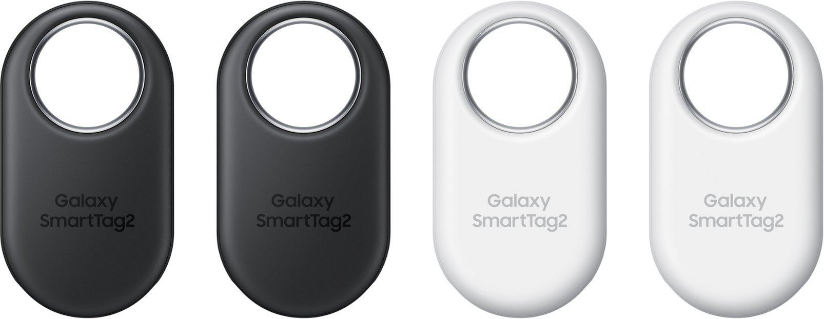 Samsung Galaxy SmartTag2 (Black & White)  (EI-T5600KWEGUS) - 4Pack (New)