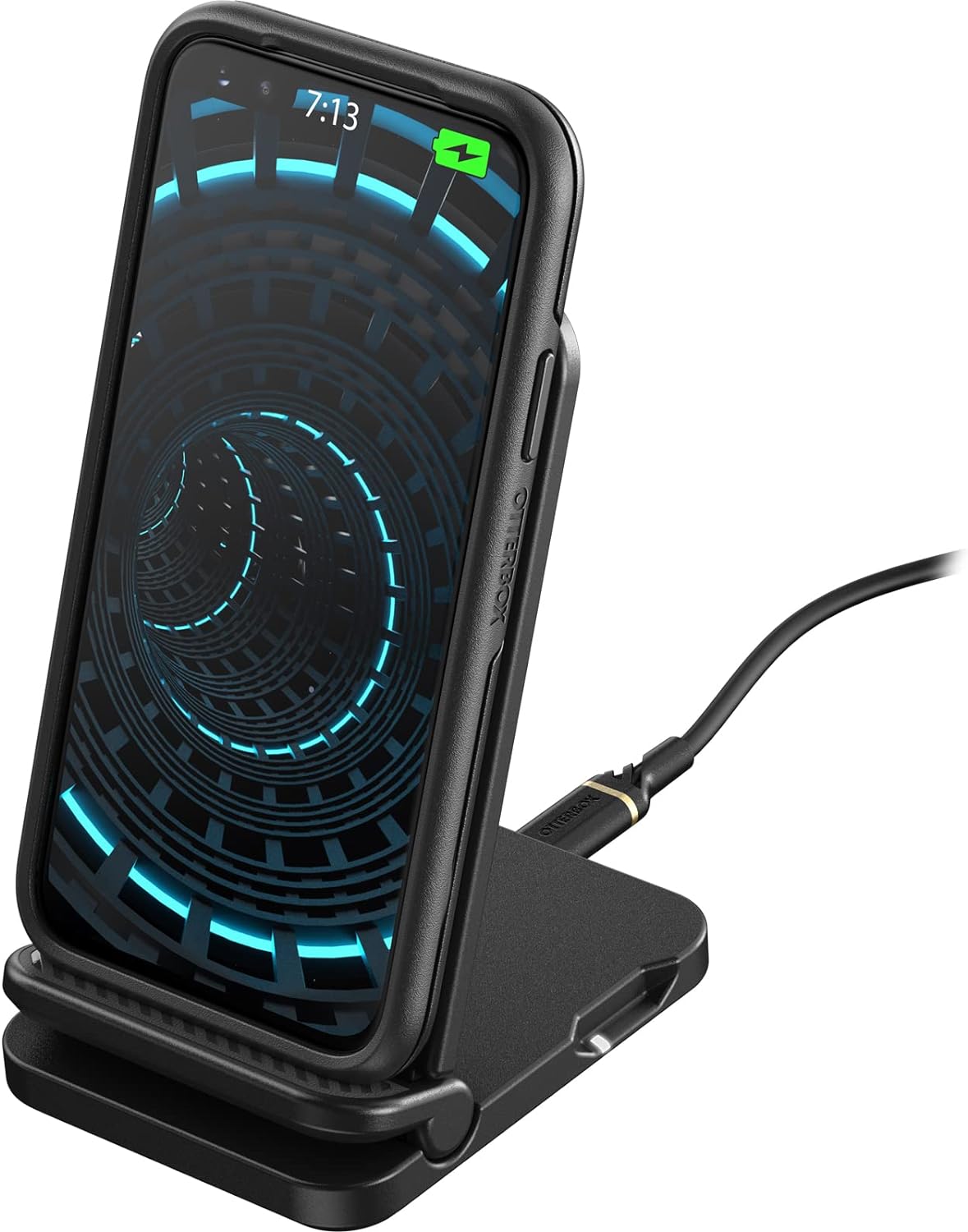 OtterBox Folding Wireless Charging Stand 15W - Twilight Black (New)