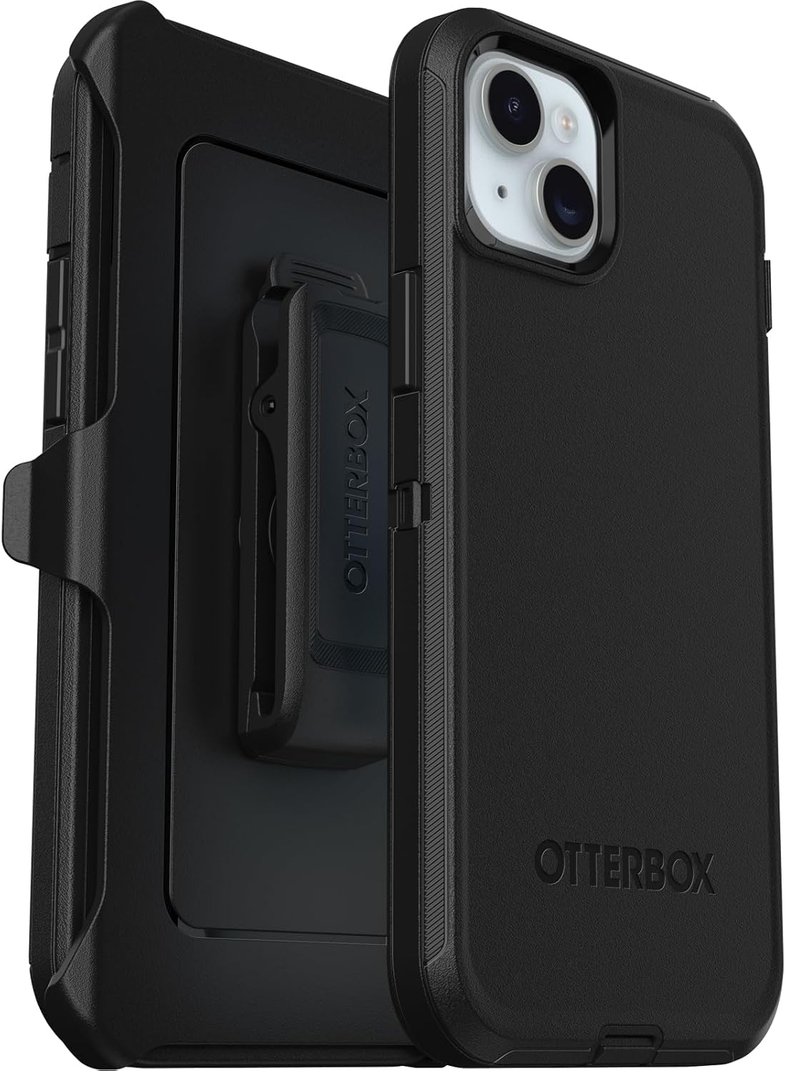 OtterBox DEFENDER SERIES Case for iPhone 15 Plus and iPhone 14 Plus - Black (New)